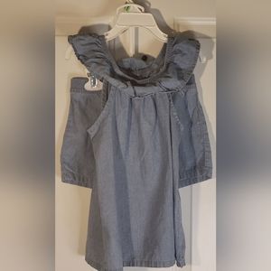 6x Carters Denim short set